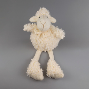 Сувенир Овечка сидящая, H45x23x21см, белый в интернет-магазине флористических аксессуаров Азалия Декор