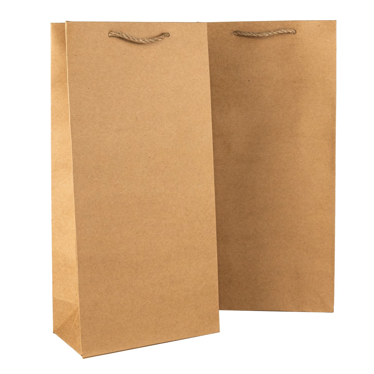 Пакет подарочный (крафт), 17х35х9см (в уп. 10 шт.), натуральный в интернет-магазине флористических аксессуаров Азалия Декор