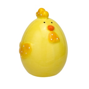 Сувенир Петушок (керамика), H8x5,5x5,5см, желтый в интернет-магазине флористических аксессуаров Азалия Декор