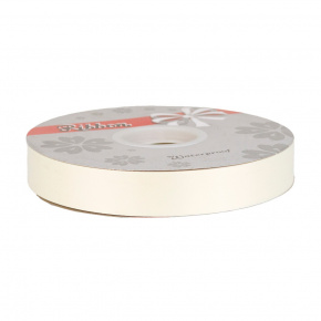 Лента (полипропилен) 20 мм 100 ярдов, молочный в интернет-магазине флористических аксессуаров Азалия Декор