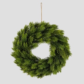 Венок еловый, D28см, зеленый в интернет-магазине флористических аксессуаров Азалия Декор
