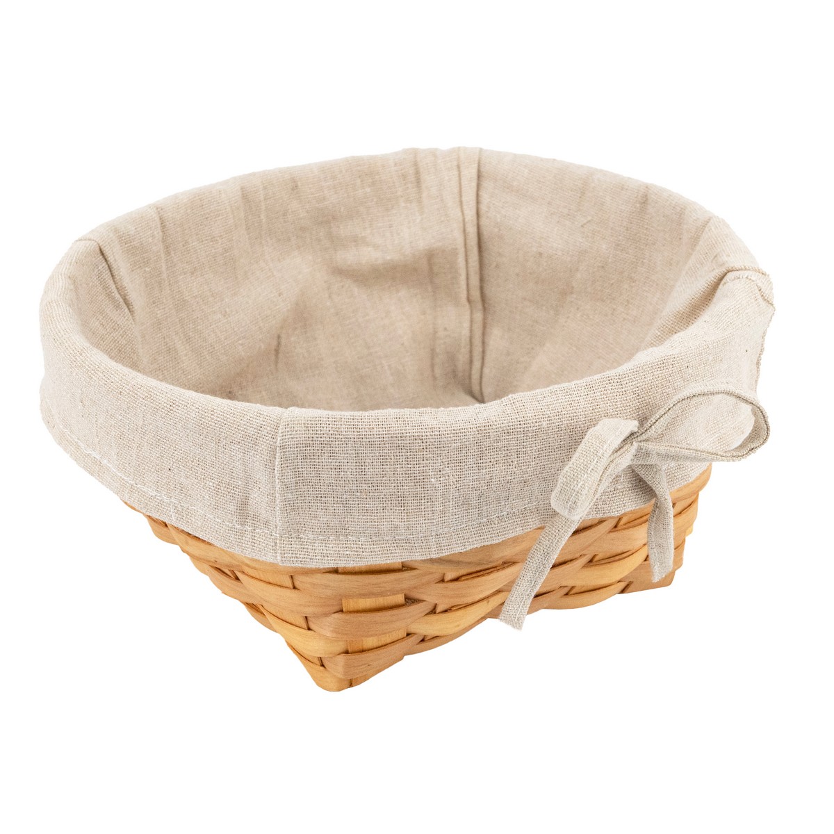 Корзина для хранения, D25xH12см, натуральный в интернет-магазине флористических аксессуаров Азалия Декор