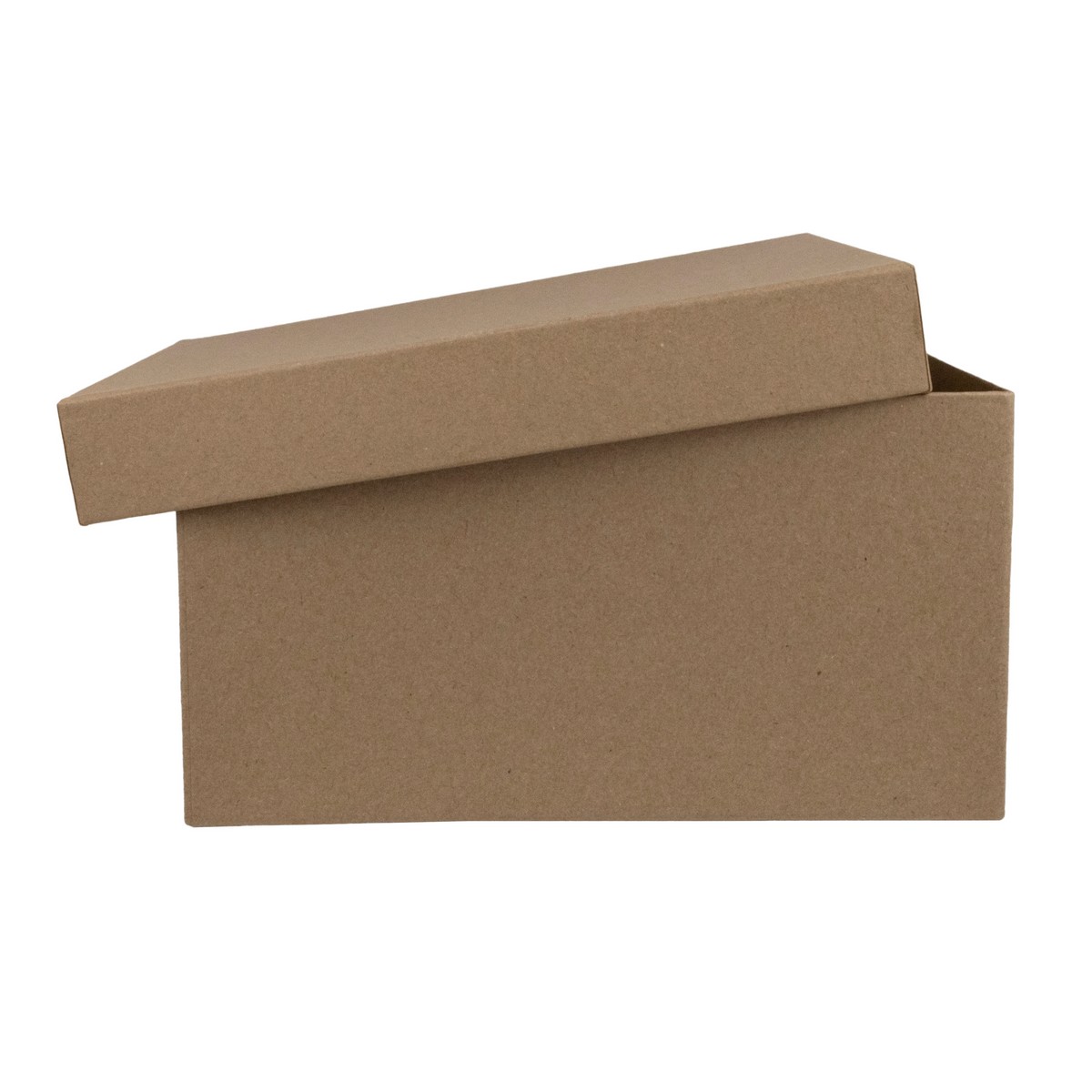 Коробка подарочная квадратная, 20х20х10 см, натуральный в интернет-магазине флористических аксессуаров Азалия Декор