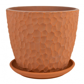 Кашпо Манго (терракота), D30xH28см, 13л, натуральный в интернет-магазине флористических аксессуаров Азалия Декор
