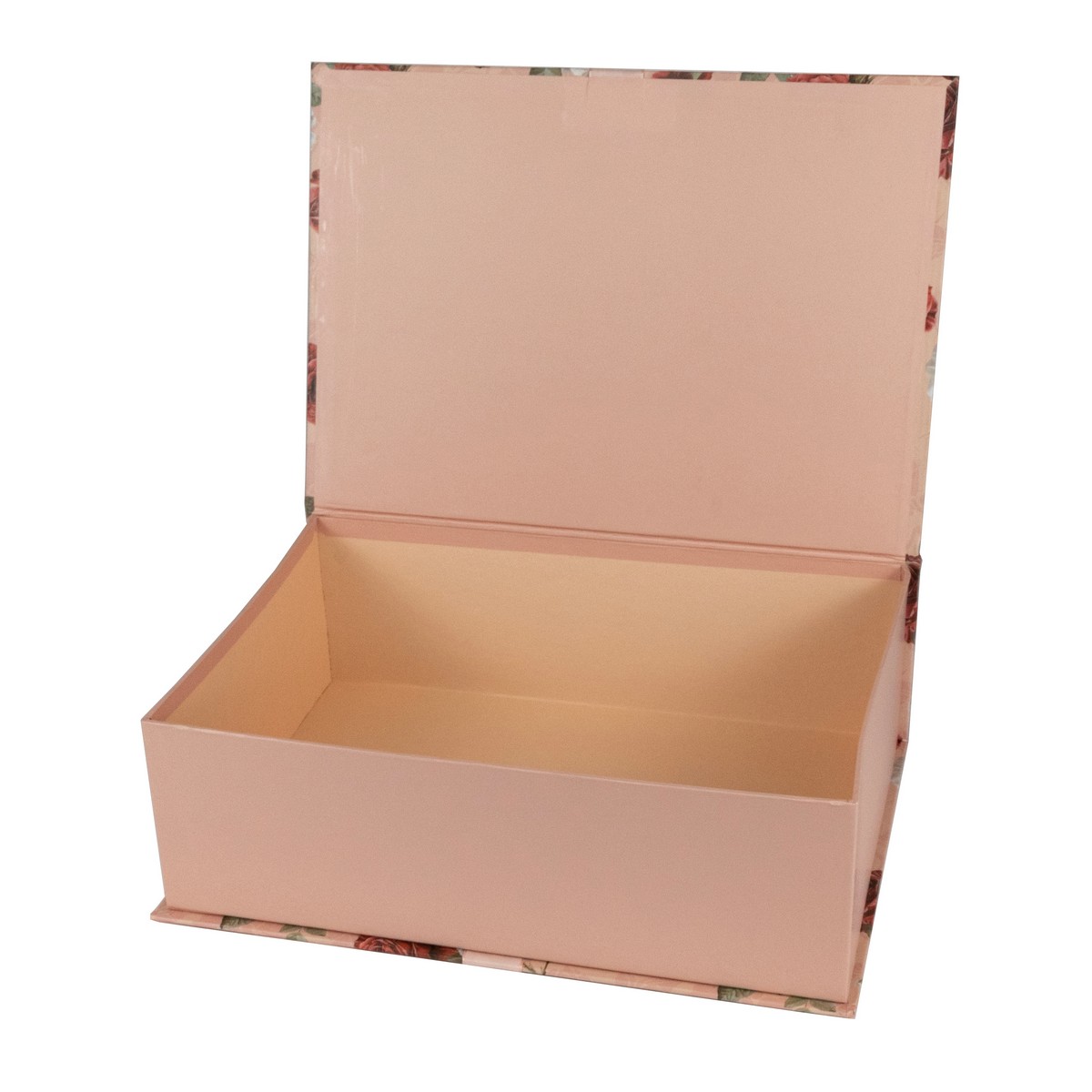 Набор коробок подарочных Книга 3шт., 30,3x21,5xH10,2см, розовый/белый в интернет-магазине флористических аксессуаров Азалия Декор