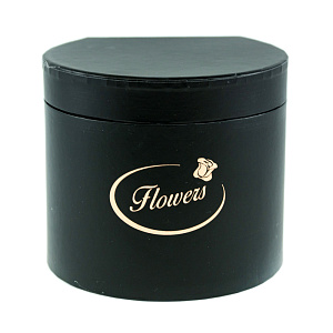 Коробка подарочная, 12x10,5хH10,5см, черный в интернет-магазине флористических аксессуаров Азалия Декор