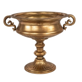 Вазон (металл), 38xD30xH29,5см, золотой в интернет-магазине флористических аксессуаров Азалия Декор