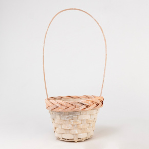 Корзина плетеная (бамбук), D13х9хH30см, цв.в асc. в интернет-магазине флористических аксессуаров Азалия Декор