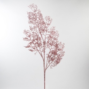 Ветка декоративная с глиттером, 91см, розовый в интернет-магазине флористических аксессуаров Азалия Декор