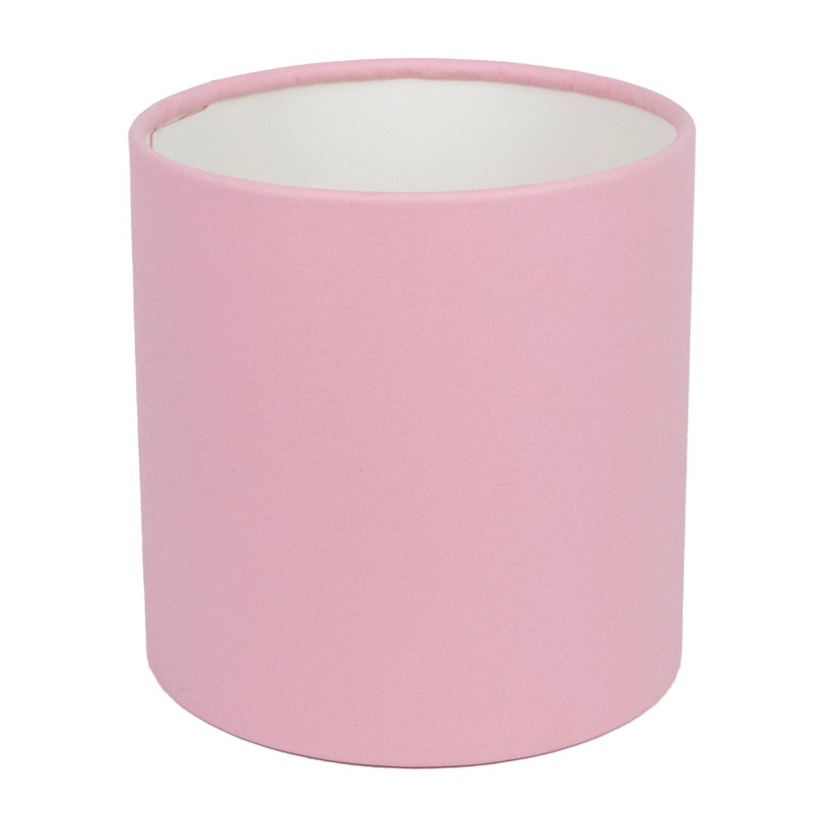 Коробка подарочная круглая без крышки, D21xH19 см, пудровый в интернет-магазине флористических аксессуаров Азалия Декор