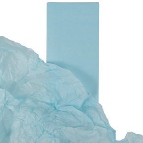 Бумага тишью 10 шт., 50x66 см, небесно-голубой в интернет-магазине флористических аксессуаров Азалия Декор