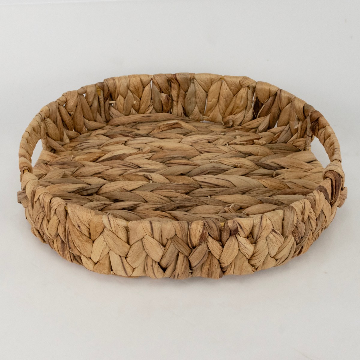 Набор подносов плетеных 3шт, (растительный материал), 35х30xH8см, натуральный в интернет-магазине флористических аксессуаров Азалия Декор