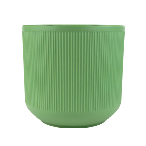 Кашпо со вставкой Росси (пластик), D17xH16см, 3,1л, зеленый в интернет-магазине флористических аксессуаров Азалия Декор