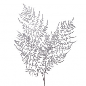 Ветка с глиттером, H80см, серебряный в интернет-магазине флористических аксессуаров Азалия Декор