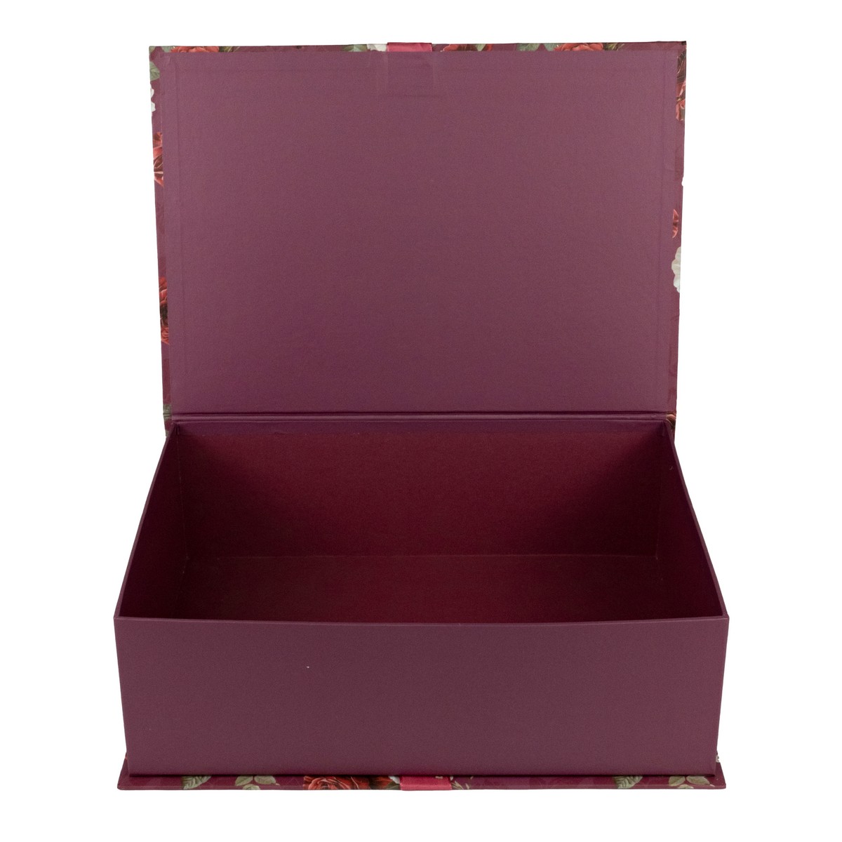 Набор коробок подарочных Книга 3шт., 30,3x21,5xH10,2см, красный/белый в интернет-магазине флористических аксессуаров Азалия Декор