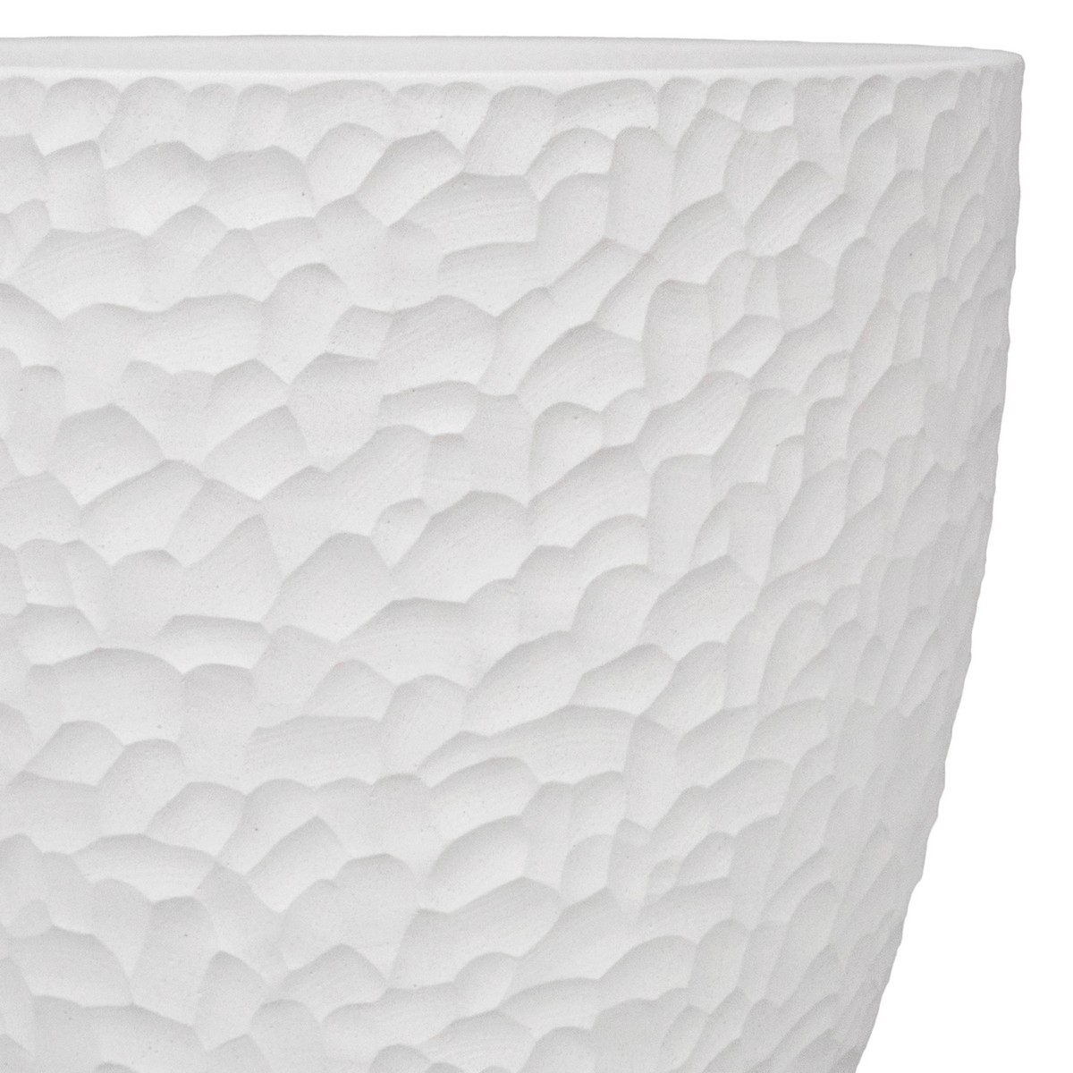 Кашпо Манго (бетон), D25xH23см, 8л, белый в интернет-магазине флористических аксессуаров Азалия Декор