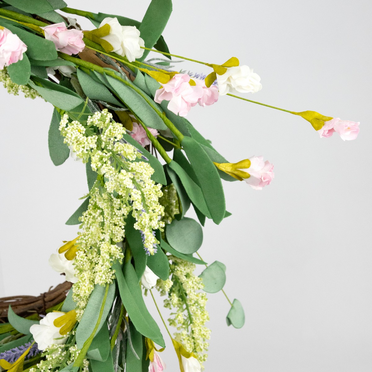 Венок весенний, D40см, зеленый в интернет-магазине флористических аксессуаров Азалия Декор