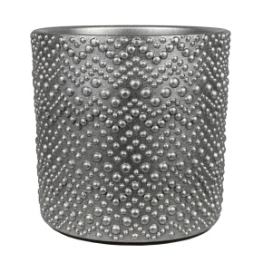 Кашпо Бисер (бетон), D15xH15см, 1,8л, серый в интернет-магазине флористических аксессуаров Азалия Декор