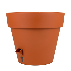 Кашпо Латина (пластик), D30хH25,5см, 11,5л, терракотовый в интернет-магазине флористических аксессуаров Азалия Декор