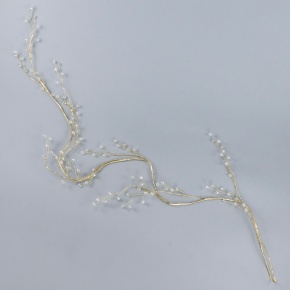 Гирлянда с кристаллами, 120см, золотой в интернет-магазине флористических аксессуаров Азалия Декор