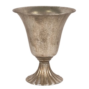 Вазон (металл), D20xH23,5см, серебряный в интернет-магазине флористических аксессуаров Азалия Декор