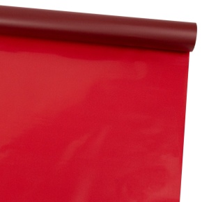 Плёнка тишью влагостойкая 15мкр, 50 см 10 м, красный в интернет-магазине флористических аксессуаров Азалия Декор
