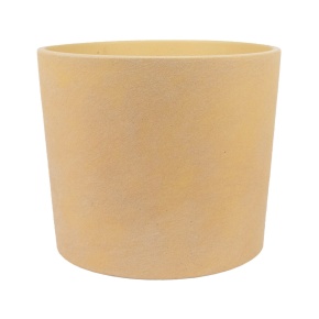 Кашпо Замша (бетон), D18xH15,5см, 2,7л, бежевый в интернет-магазине флористических аксессуаров Азалия Декор