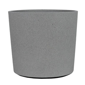 Кашпо Флок (бетон), D18xH15см, 2,7л, светло-серый в интернет-магазине флористических аксессуаров Азалия Декор