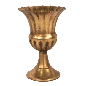 Вазон (металл), D16,5xH24см, золотой в интернет-магазине флористических аксессуаров Азалия Декор