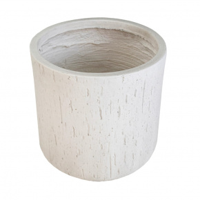 Кашпо Спарк (файбергласс), D26xH25см, белый в интернет-магазине флористических аксессуаров Азалия Декор