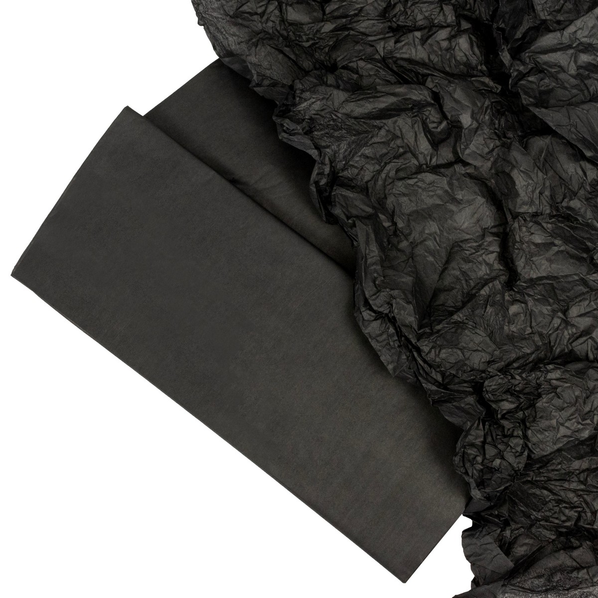 Бумага тишью 10 шт., 50x66 см, черный в интернет-магазине флористических аксессуаров Азалия Декор
