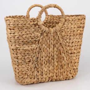 Корзина плетеная Сумка (растительный материал), 45x25xH40см, натуральный в интернет-магазине флористических аксессуаров Азалия Декор