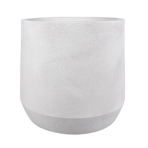 Кашпо Сэнд (файбергласс), D27xH25см, белый в интернет-магазине флористических аксессуаров Азалия Декор