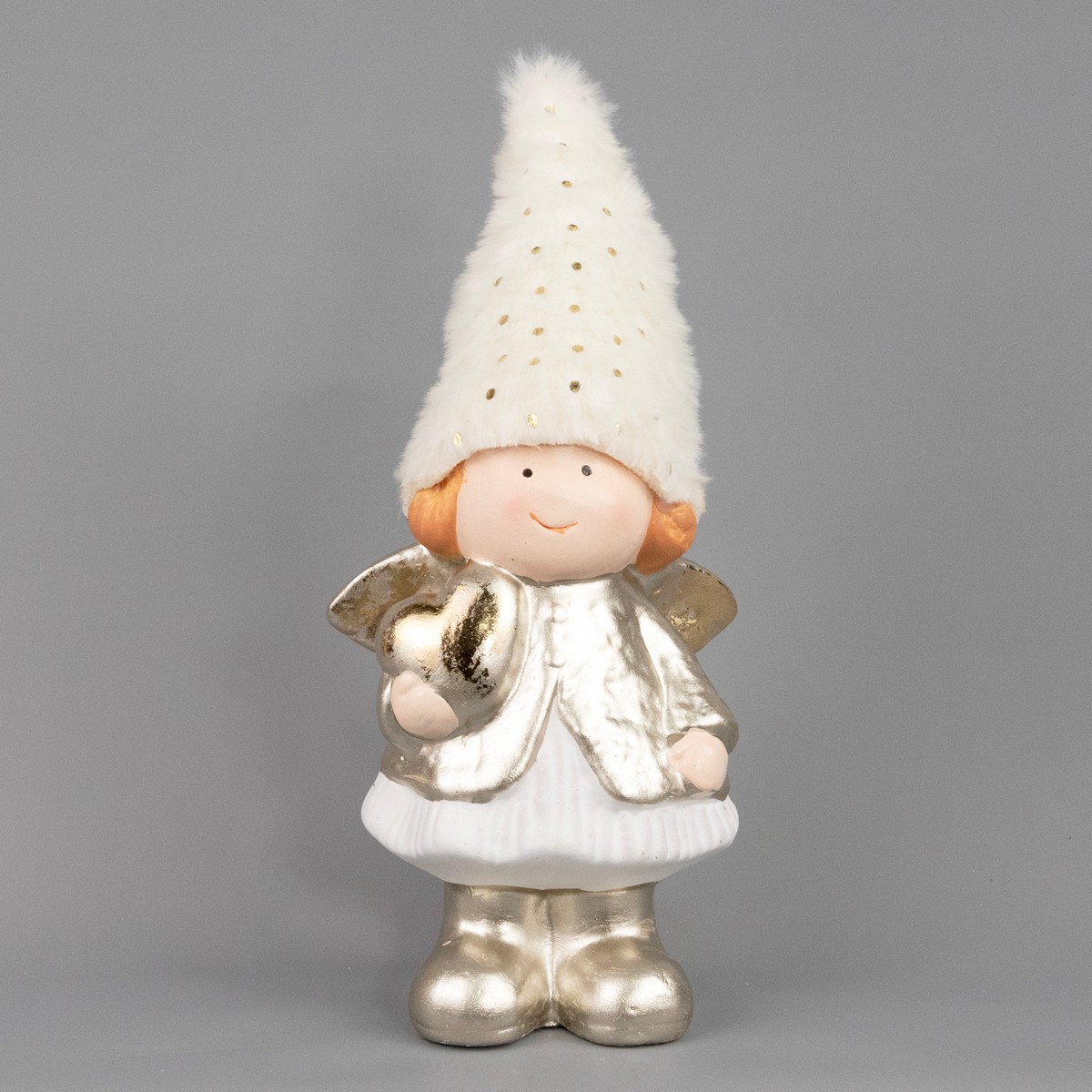 Сувенир Ангел (керамика), Н21х8,5х6см, в асс., шампань в интернет-магазине флористических аксессуаров Азалия Декор