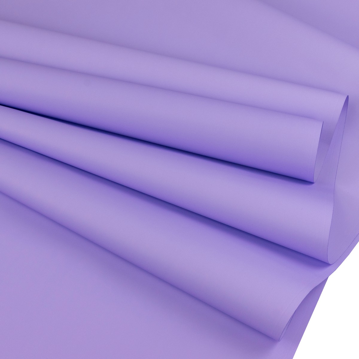 Пленка матовая 65мкр, 50 см 10 м, светло-сиреневый в интернет-магазине флористических аксессуаров Азалия Декор