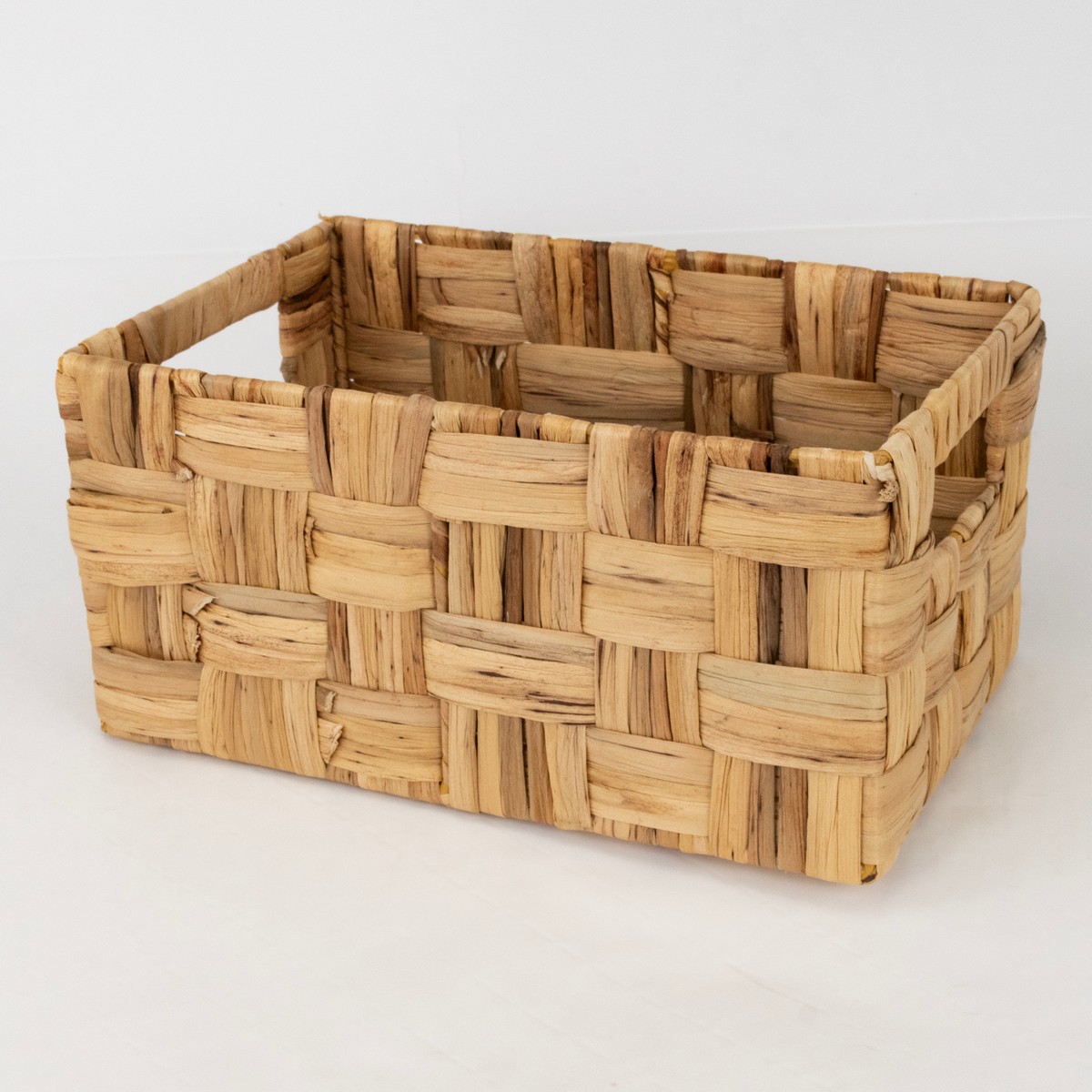 Набор ящиков плетеных 3шт. (растительный материал), 35х25xH18см, натуральный в интернет-магазине флористических аксессуаров Азалия Декор