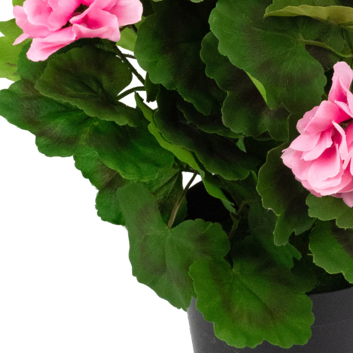 Герань в кашпо, 38см, розовый в интернет-магазине флористических аксессуаров Азалия Декор