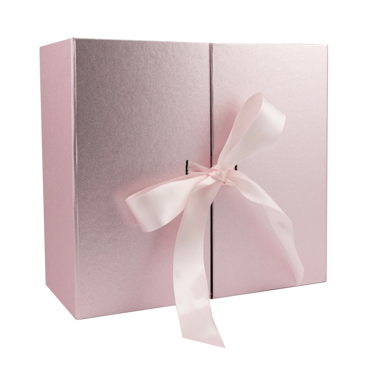 Коробка подарочная (картон), 21х19хН9см, розовый в интернет-магазине флористических аксессуаров Азалия Декор