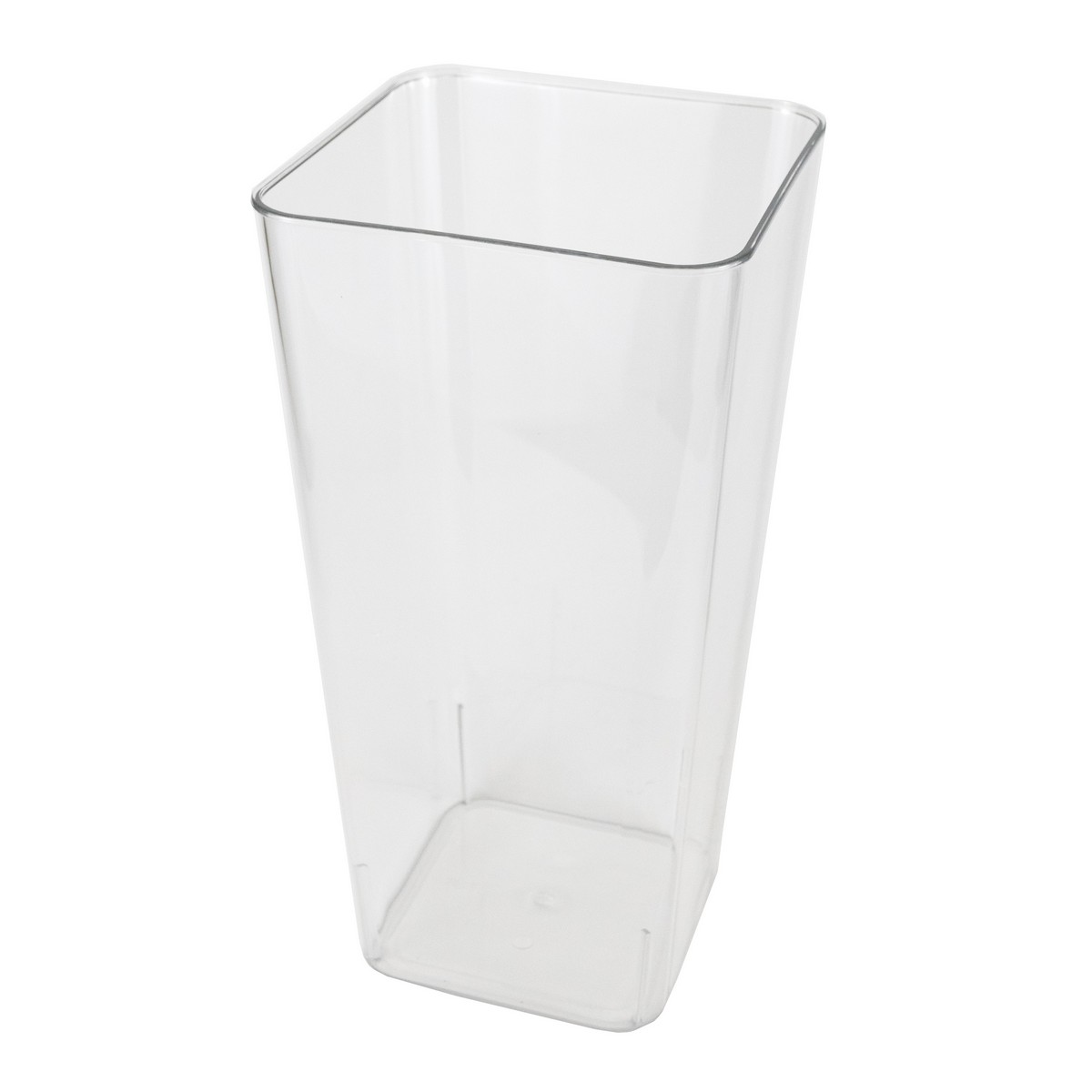 Ваза для срезанных цветов (пластик), 19х19хН38 см, прозрачный в интернет-магазине флористических аксессуаров Азалия Декор