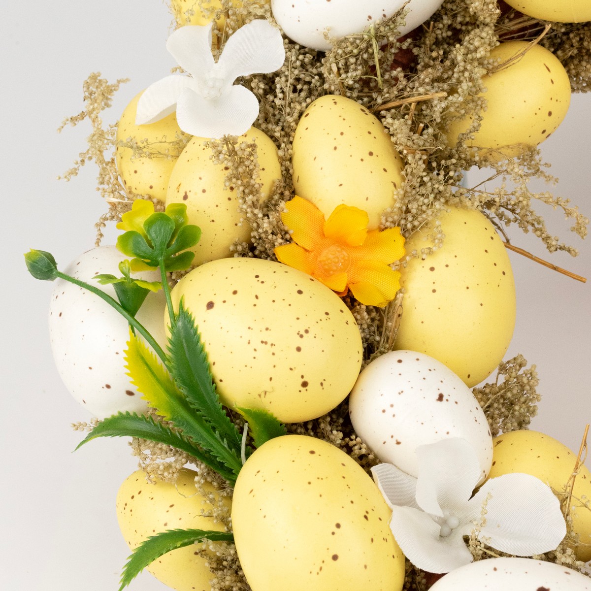 Венок Пасхальный, D32см, желтый в интернет-магазине флористических аксессуаров Азалия Декор