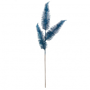 Ветка с глиттером, H77см, синий в интернет-магазине флористических аксессуаров Азалия Декор