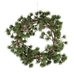 Венок сосновый, D45см, зеленый в интернет-магазине флористических аксессуаров Азалия Декор