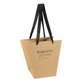 Пакет для букета (крафт), 30х19х30см (в уп. 2шт.), натуральный в интернет-магазине флористических аксессуаров Азалия Декор