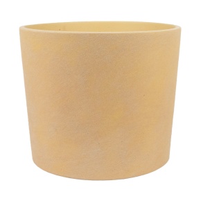 Кашпо Замша (бетон), D22xH21,5см, 5,8л, бежевый в интернет-магазине флористических аксессуаров Азалия Декор