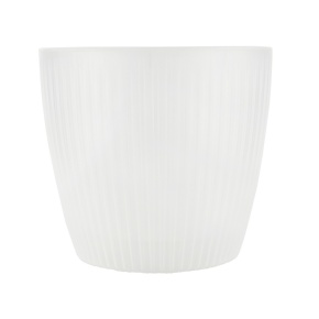 Кашпо со вставкой Эви (пластик), D14xH12,8см, 1,5л, прозрачный в интернет-магазине флористических аксессуаров Азалия Декор