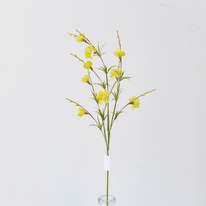 Ветка Энотера, 78см, желтый в интернет-магазине флористических аксессуаров Азалия Декор