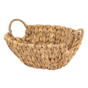 Поднос плетеный (растительный материал), 25x17хH10см, натуральный в интернет-магазине флористических аксессуаров Азалия Декор