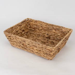Поднос плетеный (растительный материал), 36x28хH11см, натуральный в интернет-магазине флористических аксессуаров Азалия Декор