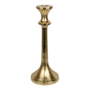 Подсвечник (металл), H27x10см, золотой в интернет-магазине флористических аксессуаров Азалия Декор