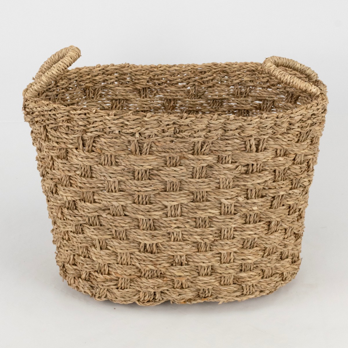 Набор корзин плетеных 3шт. (растительный материал), 44х35xH26см, натуральный в интернет-магазине флористических аксессуаров Азалия Декор